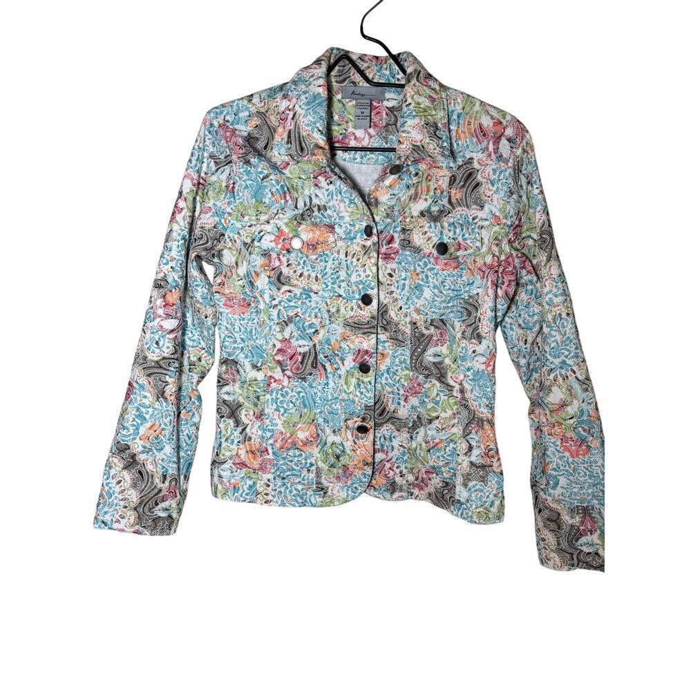 Analogy jacket size medium artsy boho style button down jacket